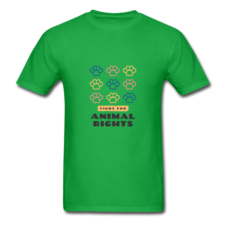 Unisex Fight For Animal Rights T-Shirt - bright green