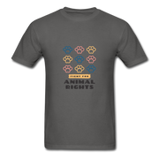 Fight For Animal Rights T-Shirt (Unisex) - charcoal