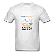 Unisex Fight For Animal Rights T-Shirt - light heather gray