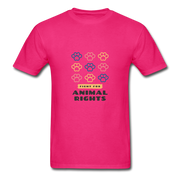 Unisex Fight For Animal Rights T-Shirt - fuchsia